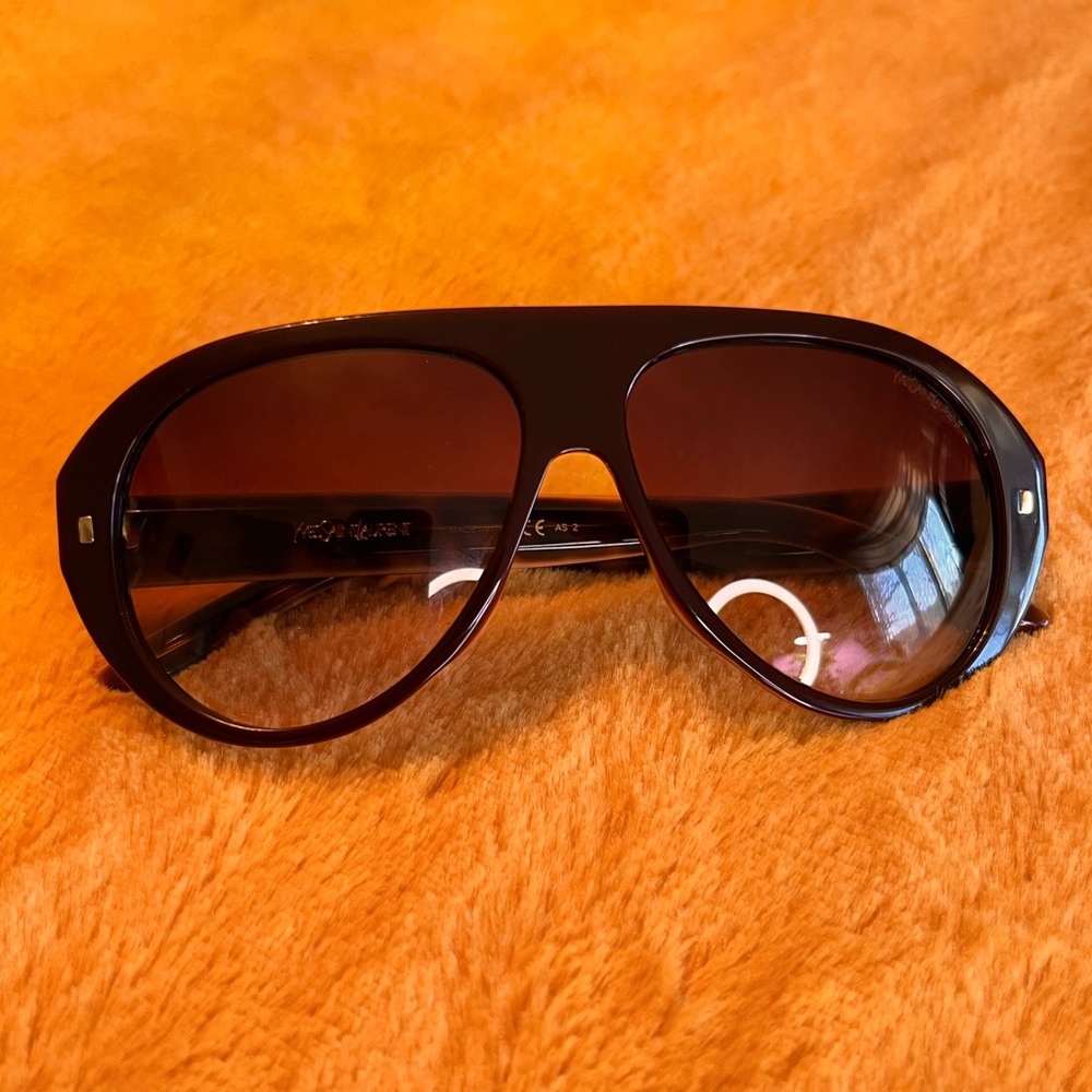 Yves Saint Laurent Brown Sunglasses